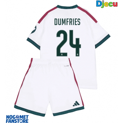 Real Madrid Denzel Dumfries #24 Domaci Dres za djecu 2026-27 Kratak Rukav (+ Kratke hlače)